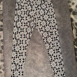 Gray Disney Mickey Mouse Leggings size Tall and Curvy